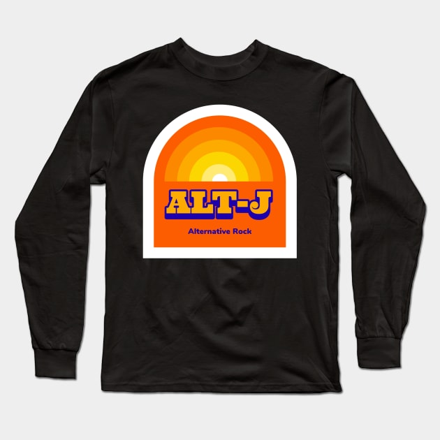 Retro Alt-J Long Sleeve T-Shirt by Tiru Store 